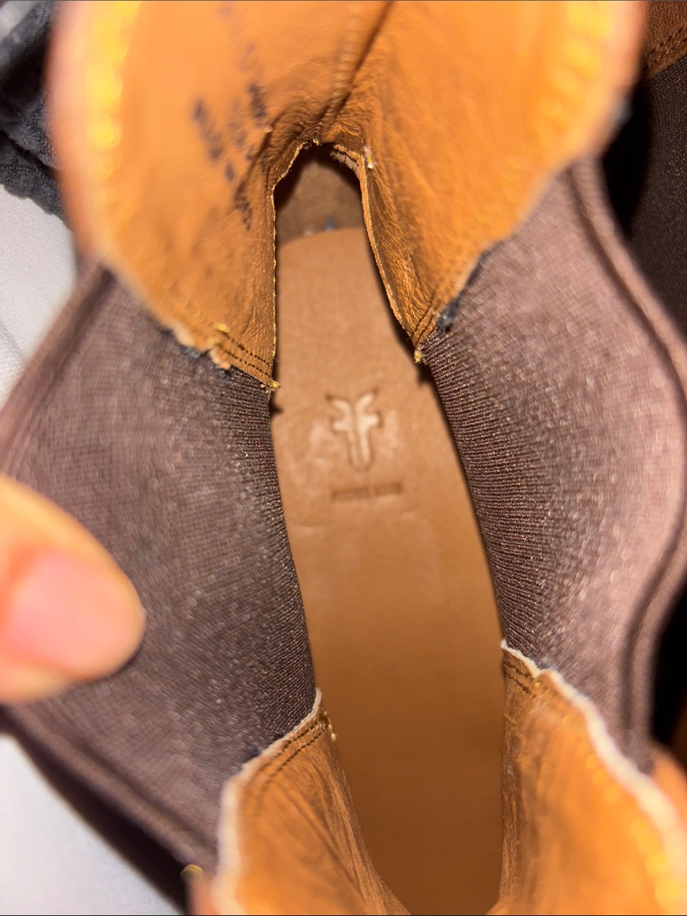 Frye Boots Sz 9.5 Tyler Flex Men's Brown Leather Chelsea Boot - Picture 11 of 11